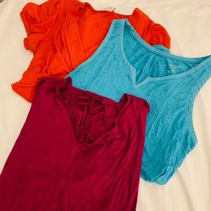 Set of 3 Medium Maternity Tops FREE W/ ANY BUNDLE